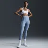 Nike Zenvy Gentle Support High Waist Pocket Ankle Leggings In Blue
