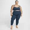 Nike Women's Zenvy Gentle-support High-waisted 7/8 Leggings (plus Size) In Blue