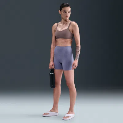 Nike Women's Zenvy High-waisted 5" Biker Shorts In Multi