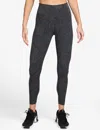 Nike Women's Zenvy High Waisted 7/8 Printed Leggings In Black
