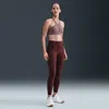 Nike Women's Zenvy High-waisted 7/8 Printed Leggings In Brown