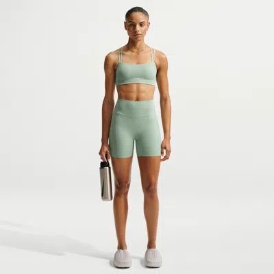Nike Women's Zenvy High-waisted 5" Biker Shorts In Green