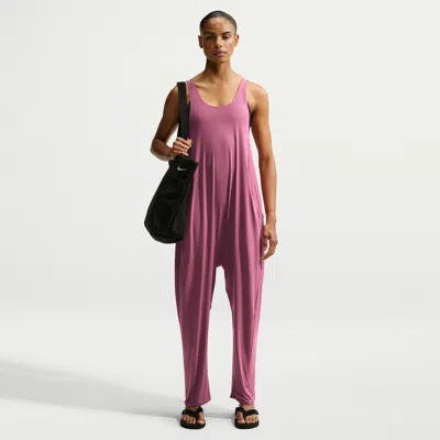 Nike Women's Zenvy Jumpsuit In Red