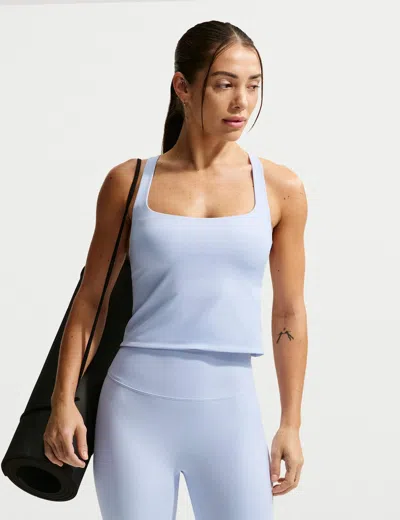 Nike Women's Zenvy Light Support Sports Bra Tank In Blue
