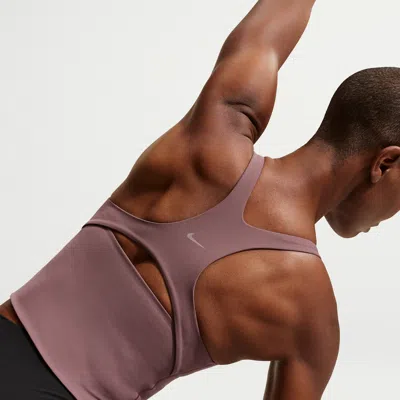 Nike Women's Zenvy Light-support Sports Bra Tank Top In Purple