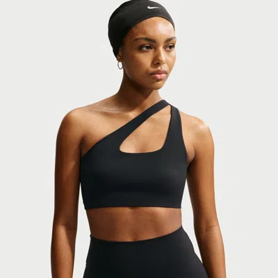 Nike Women's Zenvy Light-support Sports Bra In Black