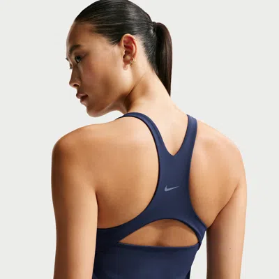 Nike Women's Zenvy Light-support Sports Bra Tank Top In Blue
