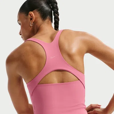 Nike Women's Zenvy Light-support Sports Bra Tank Top In Pink