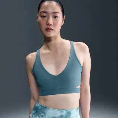 NIKE WOMEN'S ZENVY RIB LIGHT-SUPPORT PADDED SPORTS BRA,1015708681