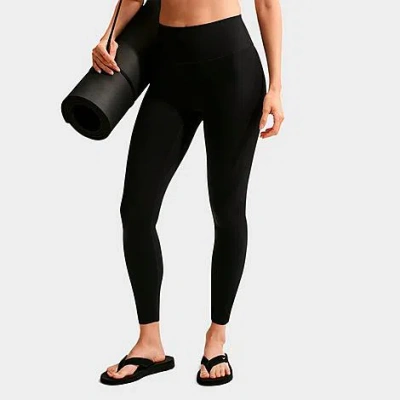 Nike Women's Zenvy Seamless Front High-waisted 7/8 Leggings In Black