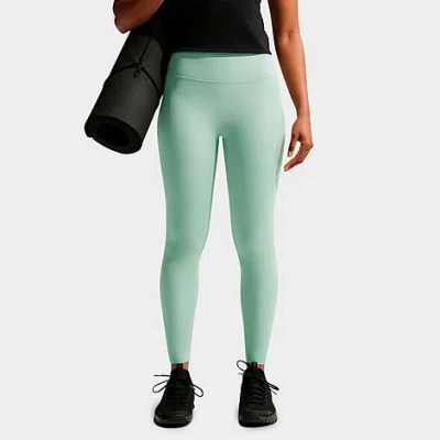 Nike Women's Zenvy Seamless Front High-waisted 7/8 Leggings In Green