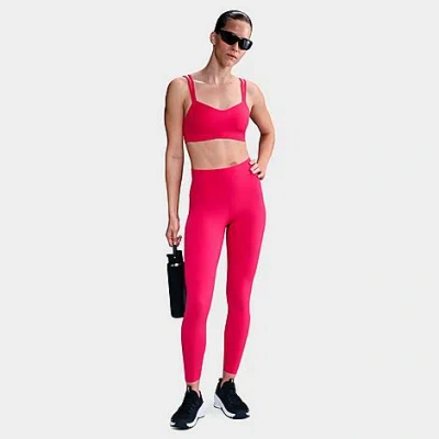 Nike Women's Zenvy Strappy Light Support Padded Sports Bra In Pink