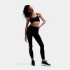 Nike Women's Zenvy Strappy Light Support Padded Sports Bra In Black
