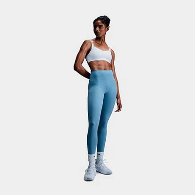 Nike Women's Zenvy Strappy Light Support Padded Sports Bra In Blue