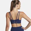 Nike Women's Zenvy Strappy Light-support Padded Sports Bra In Blue