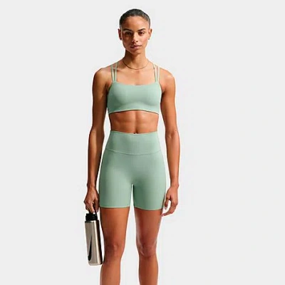 Nike Women's Zenvy Strappy Light Support Padded Sports Bra In Green