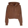 Nike Women's Zip Hoodie Sportswear Air Fleece Full-zip Hoodie Cacao Wow/ale Brown/ale Brown In Cacao Wow/ale Brown/ale Brown