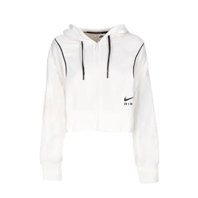 Nike Women's Zip Hoodie Sportswear Air Fleece Full-zip Hoodie Sail/black/black