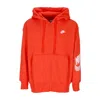 Nike Women's Zip Hoodie Sportswear Dnc Fleece Full-zip Hoodie Picante Red In Picante Red