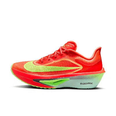 Nike Women's Zoom Fly 6 Road Racing Shoes In Bright Crimson/cave Purple/lime Blast/mint Foam 