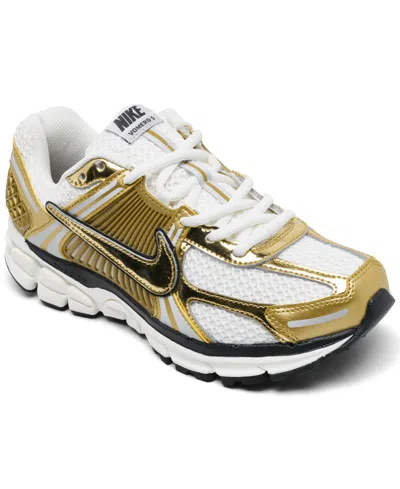 Nike Women's Zoom Vomero 5 Casual Sneakers From Finish Line In Gold