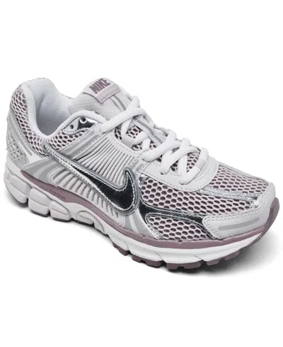 Nike Women's Zoom Vomero 5 Casual Sneakers From Finish Line In Silver
