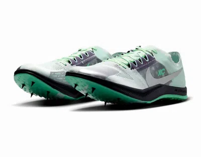Nike Women's Zoomx Dragonfly Xc Shoe In Barely Green/ Metallic Silver In Multi