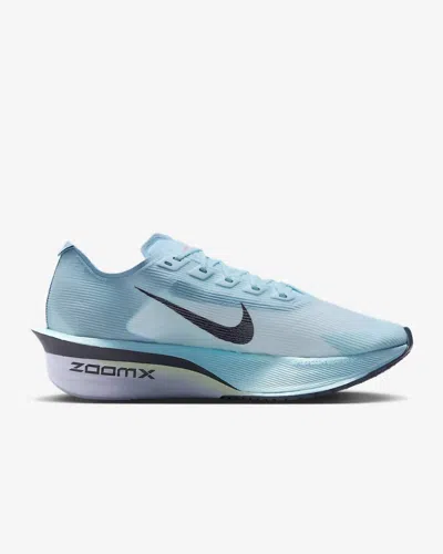 Nike Women's Zoomx Vaporfly Next % 4 Road Racing Shoes In Glacier Blue/blue Tint/amethyst Tint/gridiron
