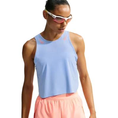 Nike Womens Aeroswift Dri-fit Adv Crop Tank In Blue