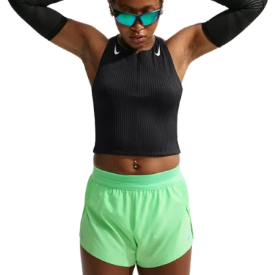 Nike Womens Aeroswift Dri-fit Adv Pkt Crop Top In Black