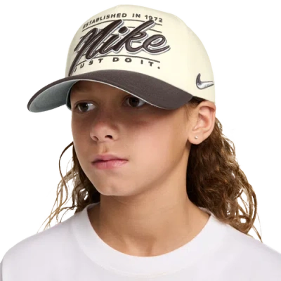 Nike Womens A-frame Lined Rise Cap In Neutral