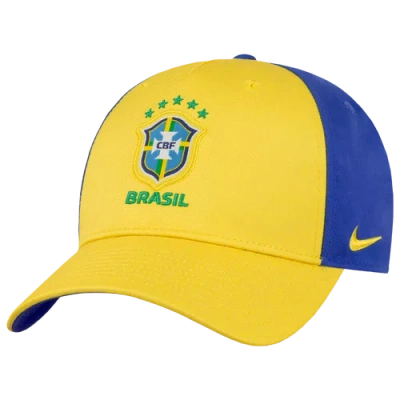 Nike Womens Brasil World Cup '26 Trucker Cap In Yellow/blue