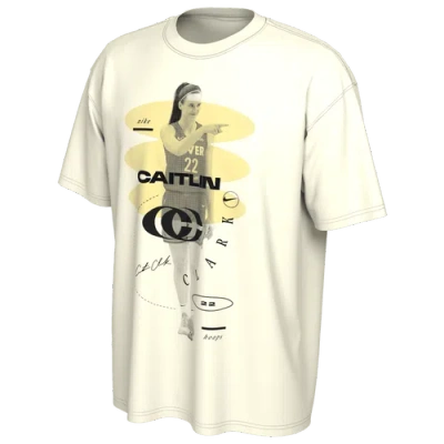 Nike Womens  Wnba Caitlin Clark Logo T-shirt In White