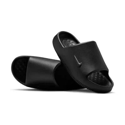 Nike Womens Calm 2.0 Slide Sandals In Black