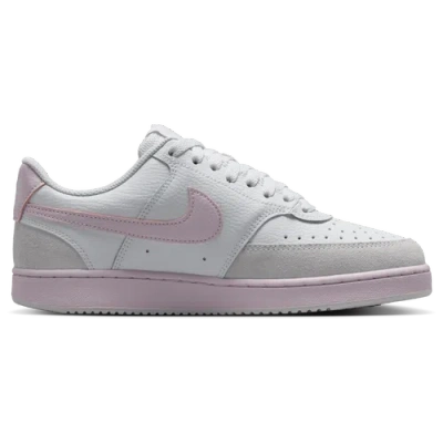Nike Womens Court Vision Lo Suede In White