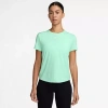 Nike Womens Crew Neck Short Sleeve Quick Dry Active T-shirt In Green