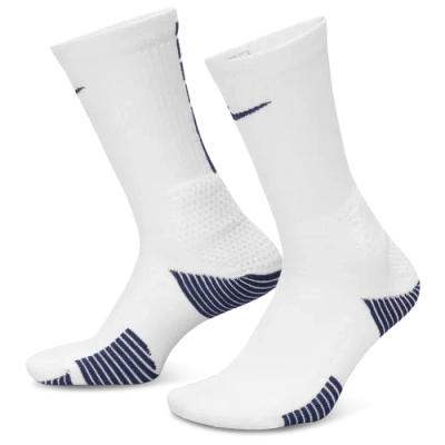 Nike Womens Elite Cushion Crew Socks 1 Pair In White/college Navy/college Navy