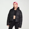 Nike Womens Hooded Water Resistant Heavyweight Puffer Jacket In Black