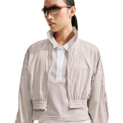 Nike Womens Lace Inset Track Jacket In Gray