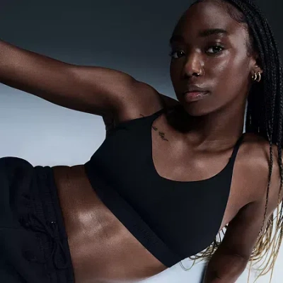 Nike Womens Light Support Sports Bra Fd1062 In Black