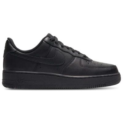 Nike Air Force 1 Low Retro Premium Leather In Black