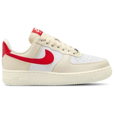 Nike Womens  Air Force 1 '07 Le Low In University Red/pale Ivory