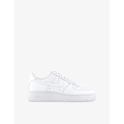 Nike Womens  Air Force 1 '07 Low-top Leather Trainers In White