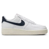 Nike White & Navy Air Force 1 '07 Next Nature Sneakers In White/obsidian/pale Ivory