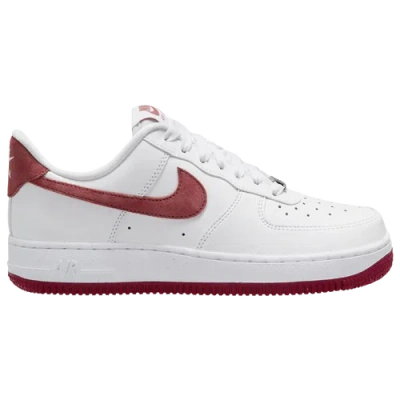 Nike Womens  Air Force 1 '07 V Day In White/team Red/adobe