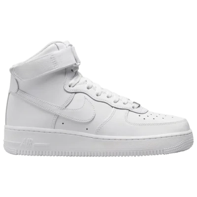 Nike Air Force 1 High "triple White" Sneakers In White/white
