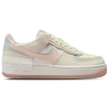 Nike Women's Air Force 1 Shadow Shoes In Coconut Milk/crimson Tint/light Silver