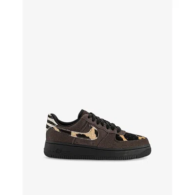 Nike Womens  Air Force 1 Suede Low-top Trainers In Blue