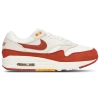 Nike Woman Sneakers White Size 8 Leather In Sail/rugged Orange