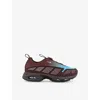 Nike Reflective Panel Sneakers With Perforated Design In Burgundy Crush Baroque B